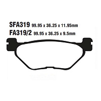 Тормозные колодки EBC FA319/2 органические