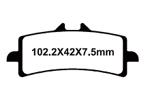 Тормозные колодки Yongli SNT-F051(FDB2260ST)