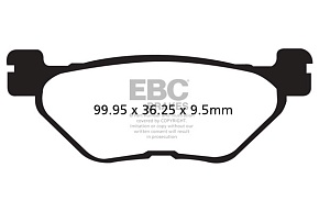 Тормозные колодки EBC FA319/2HH синтетические