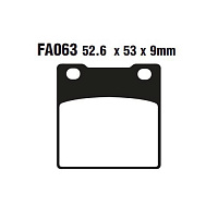 Тормозные колодки EBC FA063 органические