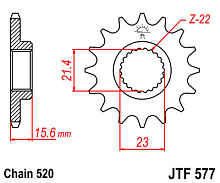 JT Звезда передняя JTF577.15