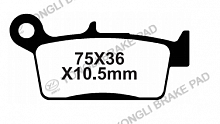 Тормозные колодки Yongli YL-F017(FDB539P)