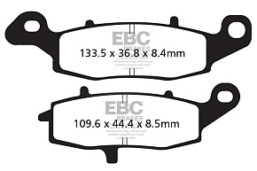 Тормозные колодки EBC FA231HH синтетические