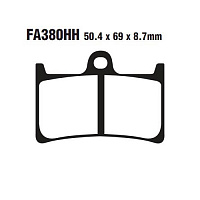 Тормозные колодки EBC FA380HH синтетические
