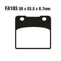 Тормозные колодки EBC FA103 органические