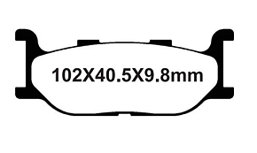 Тормозные колодки Yongli YL-F175(FDB781P)