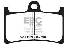 Тормозные колодки EBC FA252HH синтетические