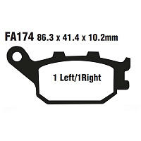 Тормозные колодки EBC FA174 органические