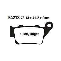 Тормозные колодки EBC FA213 органические