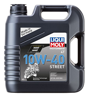 LIQUI MOLY Motorbike 4T Street 10W-40 SN; MA-2 HC-синтетика 4л