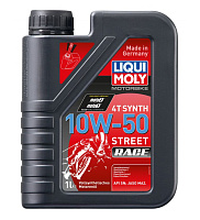 LIQUI MOLY Motorbike 4T Synth Street Race 10W-50 SN; MA-2 синтетика 1л