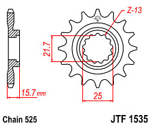 JT Звезда передняя JTF1535.15