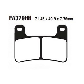 Тормозные колодки EBC FA379HH синтетические