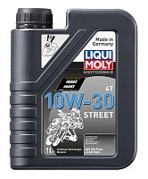 LIQUI MOLY Motorbike 4T Street 10W-30 SL; MA-2 HC-синтетика 1л
