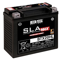 BS-BATTERY Аккумулятор BTX20HL-BS усил HD 290ампер