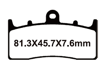 Тормозные колодки Yongli SNT-F169(FDB2124ST)