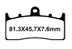 Тормозные колодки Yongli SNT-F169(FDB2124ST)