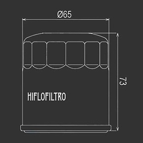 Масл. фильтр HI FLO HF303