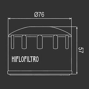 Масл. фильтр HI FLO HF184