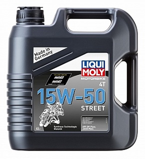 LIQUI MOLY Motorbike 4T Street 15W-50 SL; MA-2 4л