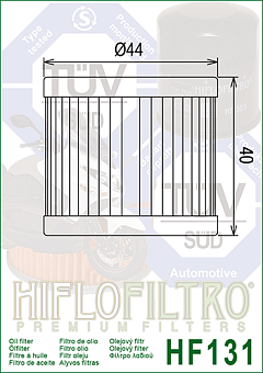 Масл. фильтр HI FLO HF131