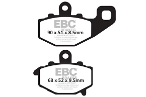 Тормозные колодки EBC FA192HH синтетические