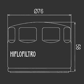 Масл. фильтр HI FLO HF565