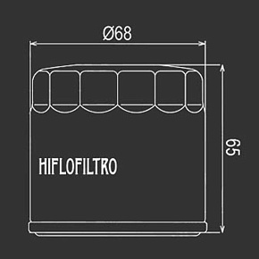 Масл. фильтр HI FLO HF191