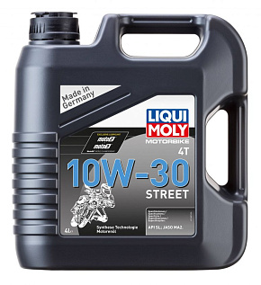 LIQUI MOLY Motorbike 4T Street 10W-30 SL; MA-2 HC-синтетика 4л