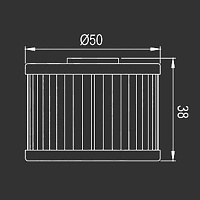 Масл. фильтр HI FLO HF112 (X301;SF1005)